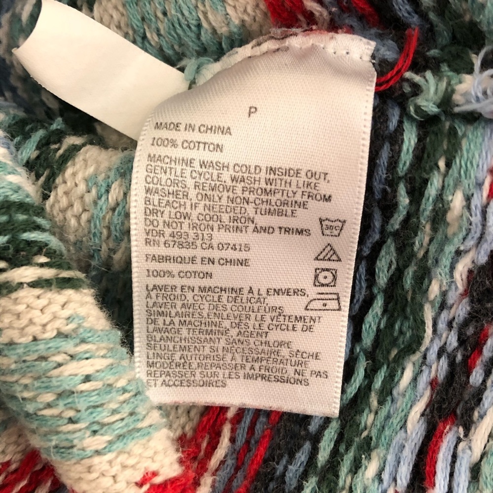 Nautica sweater quarter zip long sleeve small - Picture 6 of 9